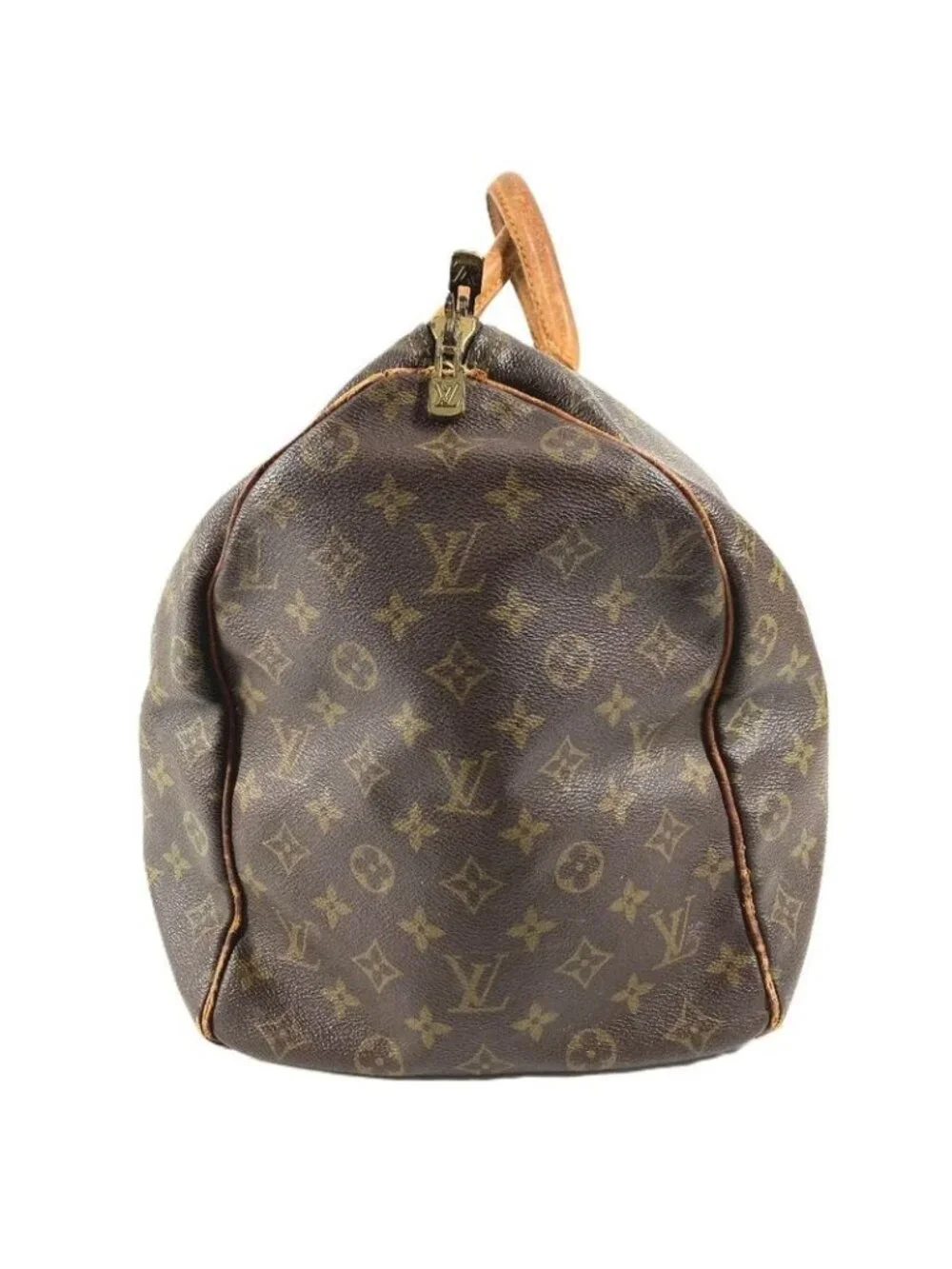 Louis Vuitton Boston Bag Keepall 50 Monogram Canvas Brown - Picture 3 of 9